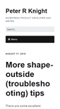 Mobile Screenshot of peterrknight.com